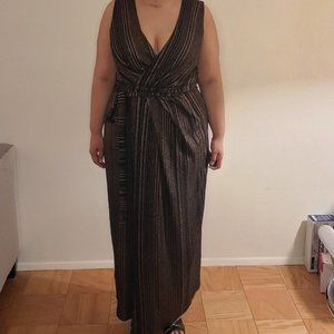 City Chic Black Cleo Wrap Dress